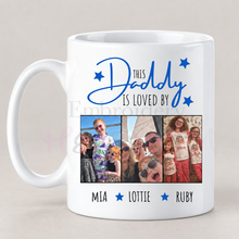 Load image into Gallery viewer, Personalised Photo Mug for Daddy – 3 Photos &amp; Names
