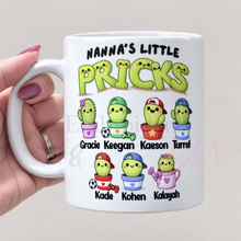 Load image into Gallery viewer, Personalised “Little Pricks” Cactus Mug
