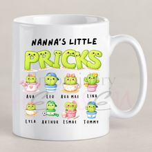 Load image into Gallery viewer, Personalised “Little Pricks” Cactus Mug
