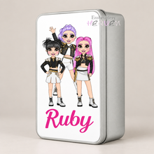 Load image into Gallery viewer, Personalized K-Pop Storage Tin – Perfect Fan Gift
