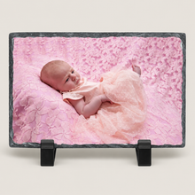 Load image into Gallery viewer, Picture personalised rectangle Slate memories gift
