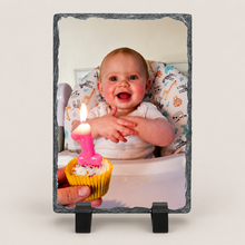 Load image into Gallery viewer, Picture personalised rectangle Slate memories gift

