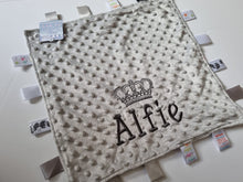 Load image into Gallery viewer, Personalised grey Taggie
