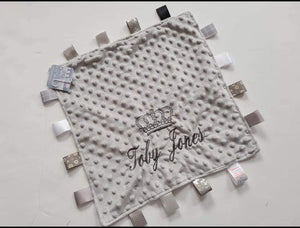 Personalised grey Taggie