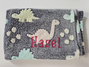 Dinosaur Blanket. NAME only