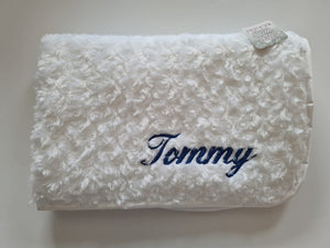 White Rosebud blanket NAME ONLY