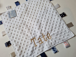 Personalised white Taggie