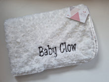 Load image into Gallery viewer, White Rosebud blanket NAME ONLY
