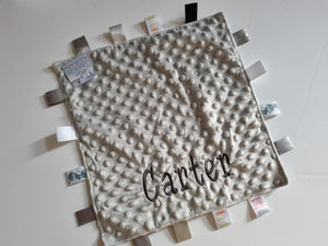 Personalised grey Taggie