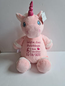 Pink Unicorn bear