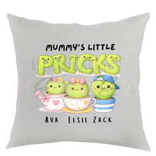 Load image into Gallery viewer, Personalised “Little Pricks” Cushion Cover
