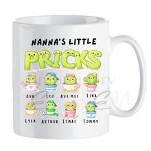 Load image into Gallery viewer, Personalised “Little Pricks” Cactus Mug

