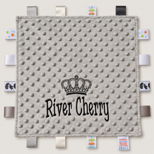 Load image into Gallery viewer, Personalised grey Taggie
