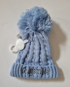 Blue baby hat