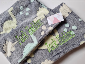 Dinosaur Blanket. NAME only