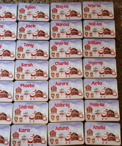Personalised Christmas Tins