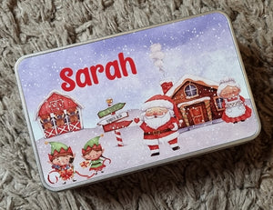 Personalised Christmas Tins