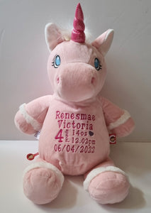 Pink Unicorn bear