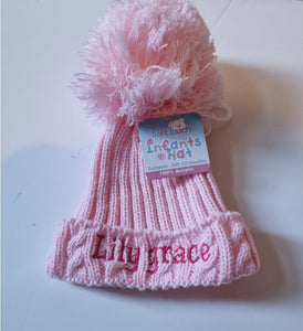 Pink Baby Hat