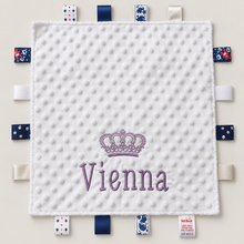 Load image into Gallery viewer, Personalised white Taggie
