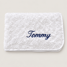 Load image into Gallery viewer, White Rosebud blanket NAME ONLY
