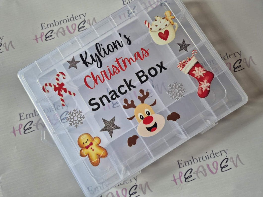 Custom Christmas Treat Organiser Box