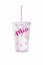 Load image into Gallery viewer, Easter Personalised Swirly Straw Cup
