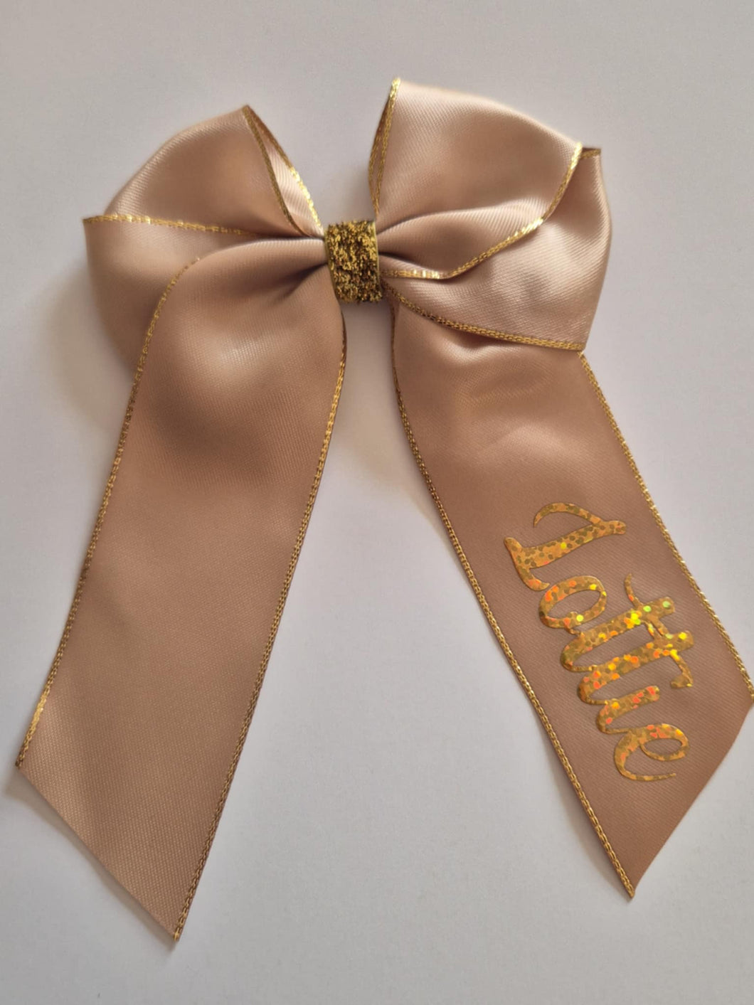 Gold Hair Bow