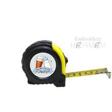 Load image into Gallery viewer, Personalised Father’s Day Tape Measure – “Cheers Daddy” Design
