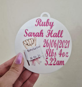 Baby Hospital Bracelet Display