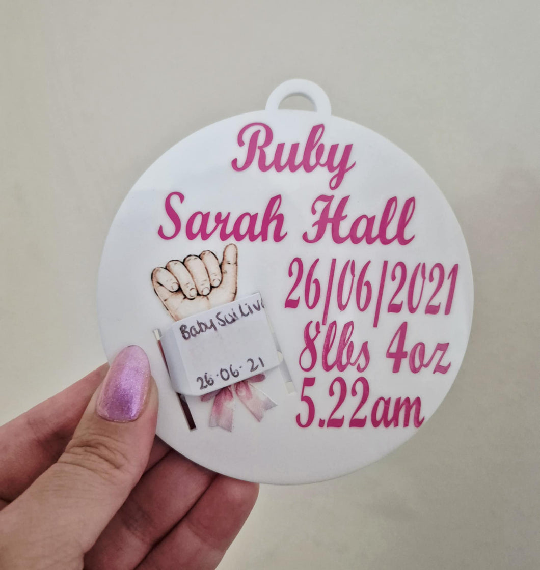 Baby Hospital Bracelet Display