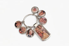 Load image into Gallery viewer, Personalised Photo Keyring With 7 Photos | Custom Gift

