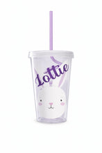 Load image into Gallery viewer, Easter Personalised Swirly Straw Cup
