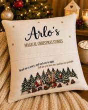 Load image into Gallery viewer, Personalised Magical Christmas Stories Cushion
