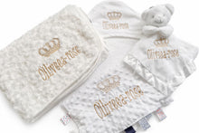 Load image into Gallery viewer, Personalised Embroidered Baby Gift Set
