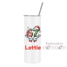 Load image into Gallery viewer, 67 Personalised Tumbler – Custom Name Stainless Steel Cup
