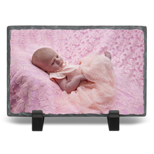 Load image into Gallery viewer, Picture personalised rectangle Slate memories gift
