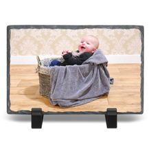 Load image into Gallery viewer, Picture personalised rectangle Slate memories gift
