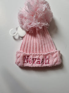 Pink Baby Hat