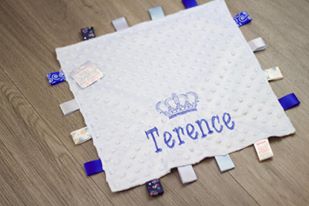 Personalised Blue Taggie