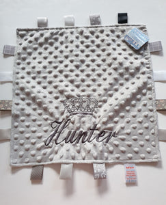 Personalised grey Taggie
