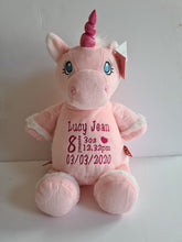 Load image into Gallery viewer, Pink Unicorn bear
